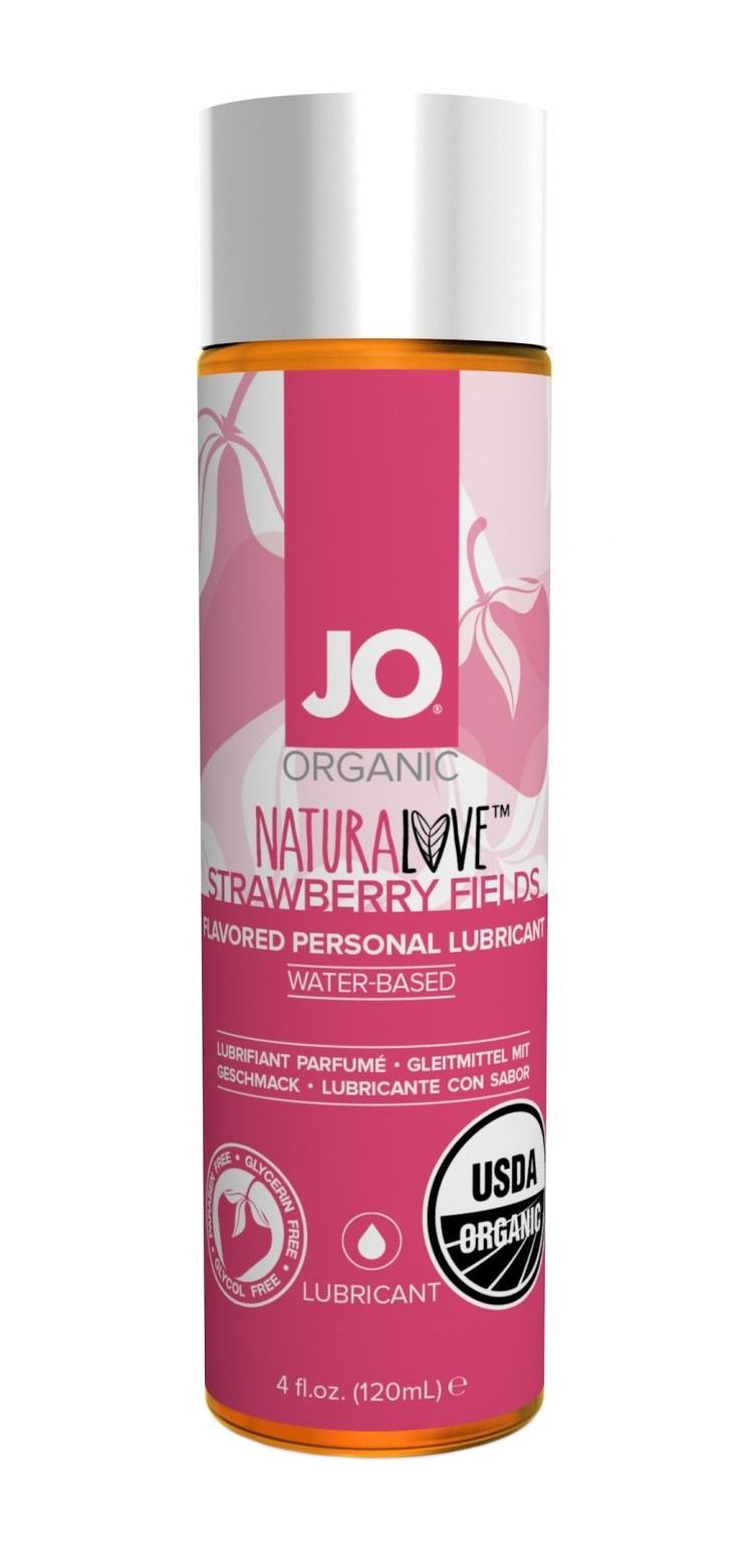 Лубрикант System Jo Organic, земляника, 120 мл