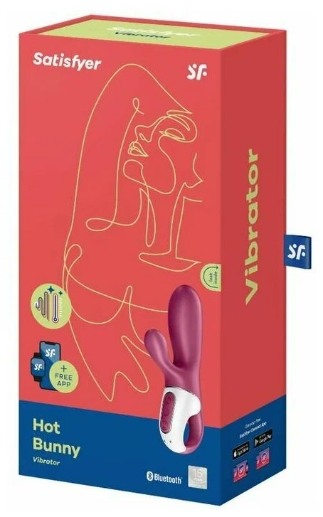 вибромасажер satisfyer hot bunny pink, розовый в Краснодаре