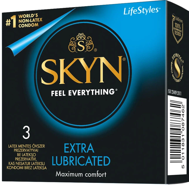 Презервативы Презервативы skyn extra lubricated 3 шт в Краснодаре