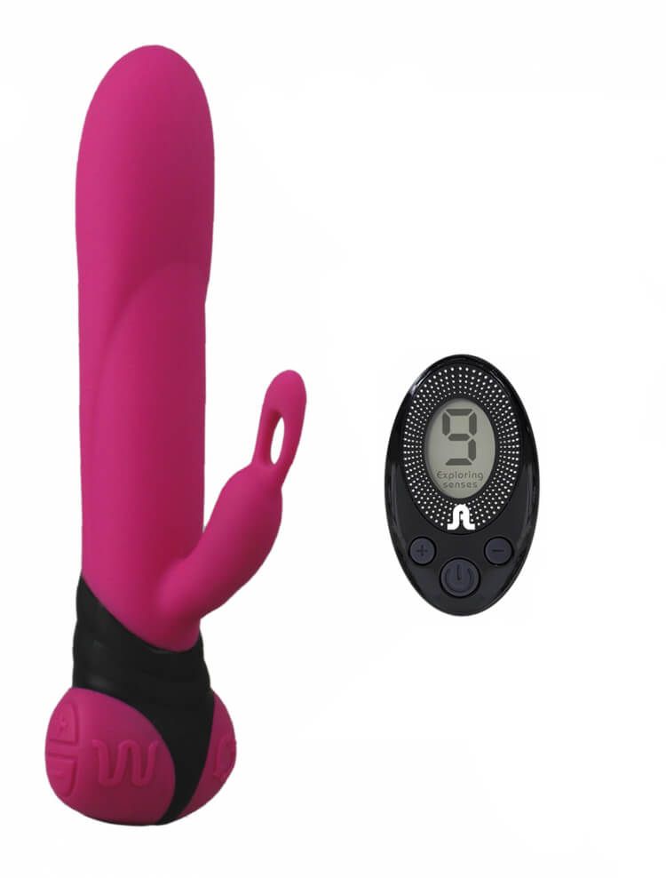 вибратор adrien lastic bonnie & clyde с пультом lrs, розовый в Краснодаре