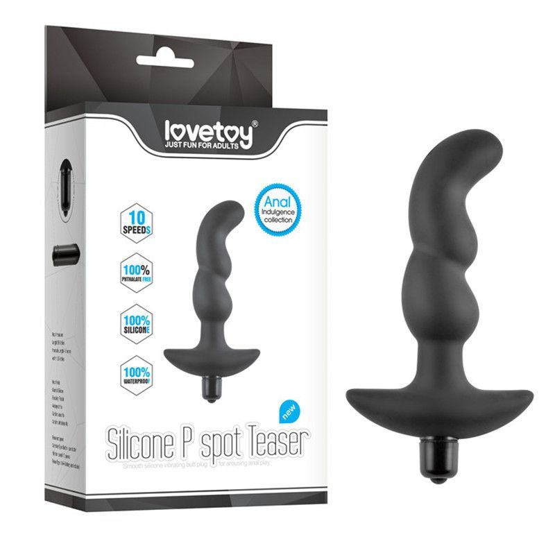 вибратор анальный lovetoy silicone p spot teaser, чёрный в Краснодаре