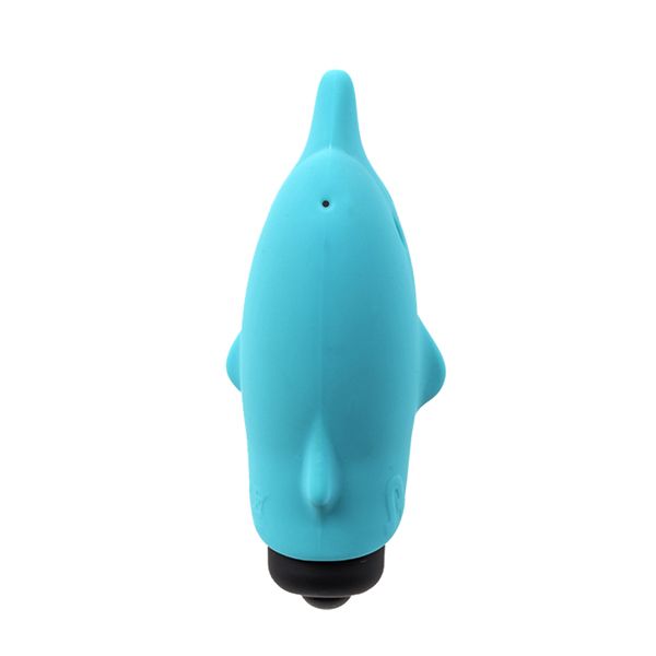 вибропуля adrien lastic flippy pocket vibe dolphin, голубая в Краснодаре
