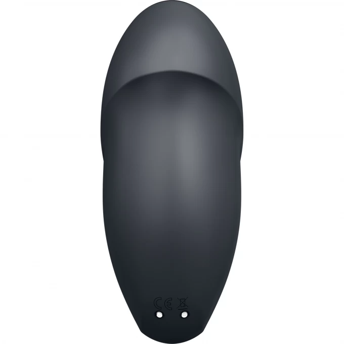 вибромассажер satisfyer tap & climax 1, силикон, серый, 11 см в Краснодаре