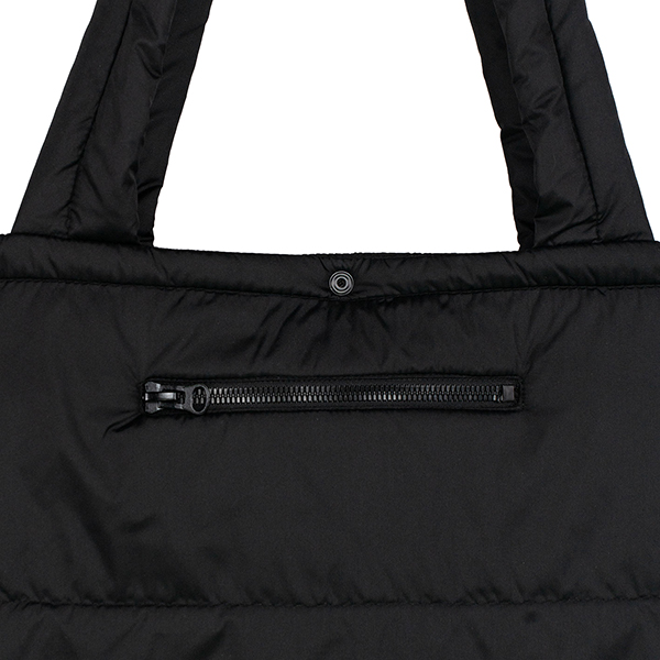 Сумка-шопер PinkRabbit, стёганая, чёрная