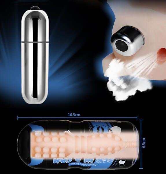 мастурбатор lovetoy sex in a can vibra mouth tunnel, с вибропулей в Краснодаре