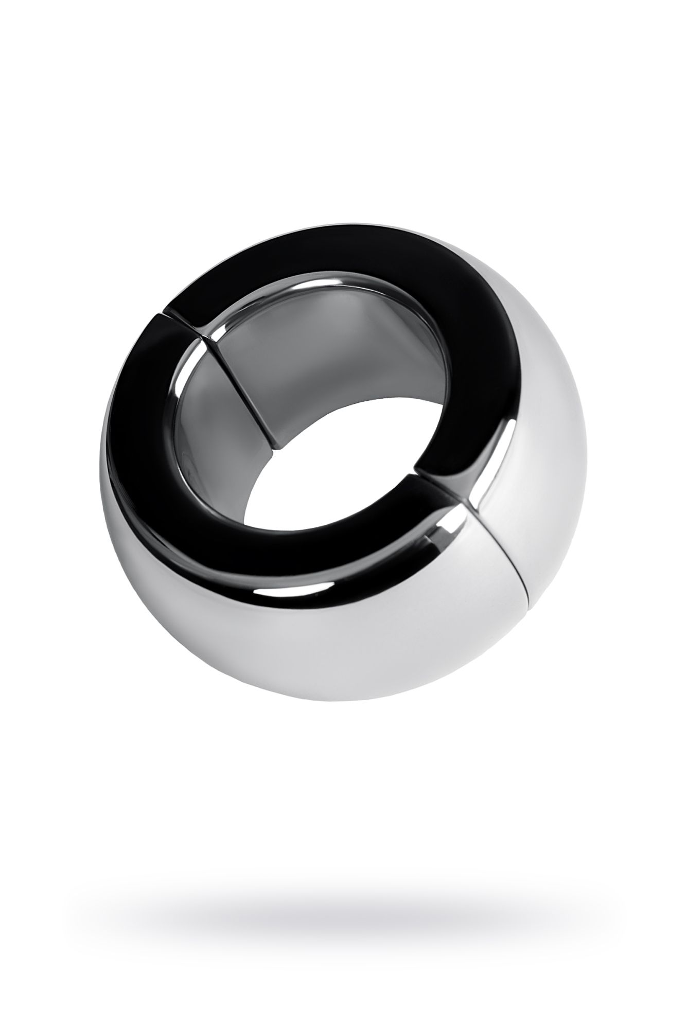 Утяжелитель на мошонку TOYFA Metal на магнитах, серебряный