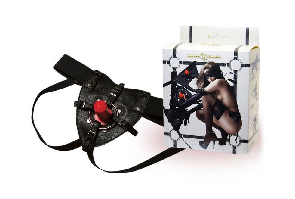 Трусики Dжага Dжага с кольцом и плагом, черные