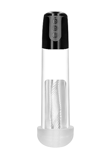 автоматическая вакуумная помпа на батарейках automatic cyber pump with masturbation sleeve в Краснодаре