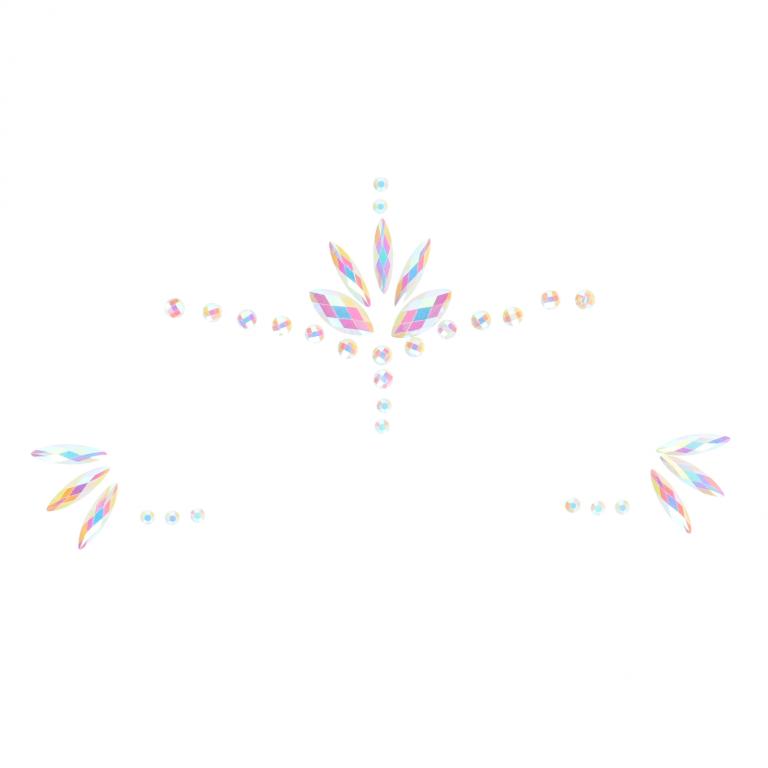 декоративное украшение (камни) на клеевой основе body jewelry stickers - face - glow in the dark - o в Краснодаре