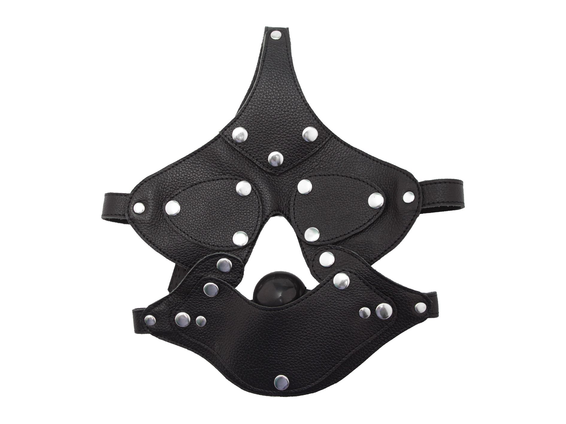 маска на лицо подиум с кляпом, черная в Краснодаре