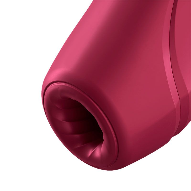 вакуум-волновой бесконтактный cтимулятор satisfyer curvy 1+, бордовый в Краснодаре
