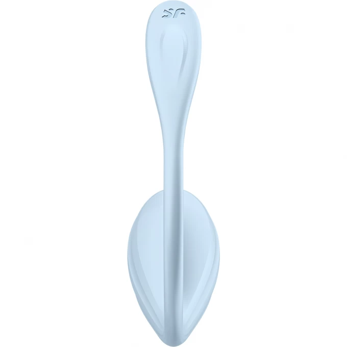 виброяйцо satisfyer smooth petal connect app, голубое, 6,5 см в Краснодаре