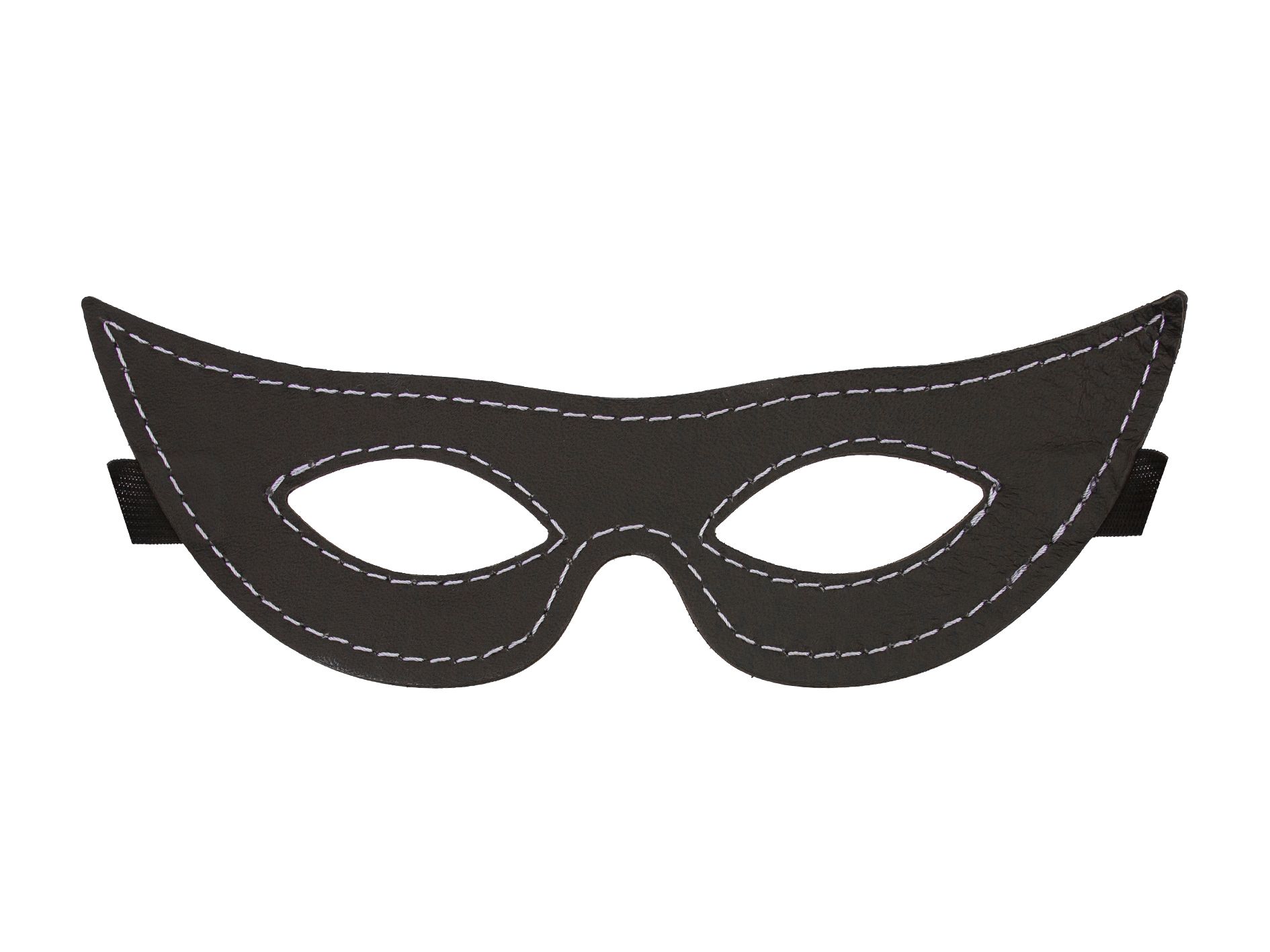 Маска открытая PinkRabbit острая, черная