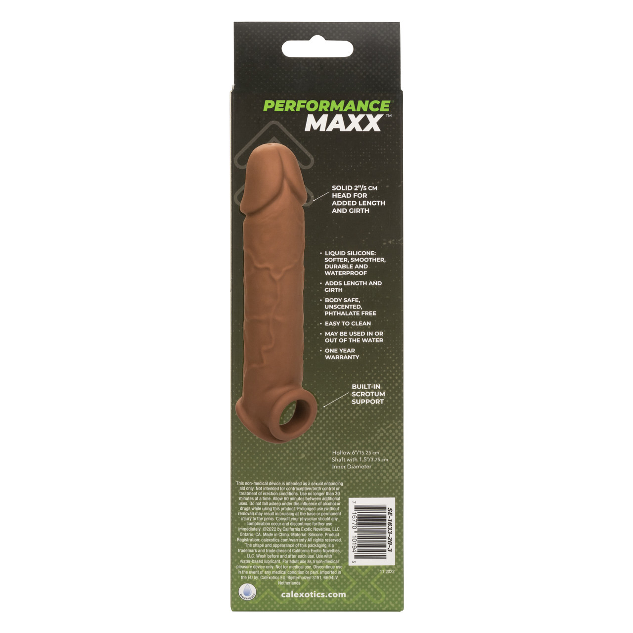 увеличивающая насадка на член performance maxx™ life-like extension (20,25 х 3,75 см.) в Краснодаре