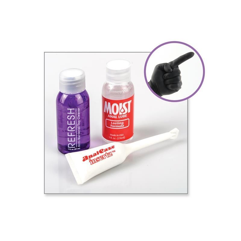 анальная вибропробка с кольцом pipedream ass-gasm pro, черная в Краснодаре