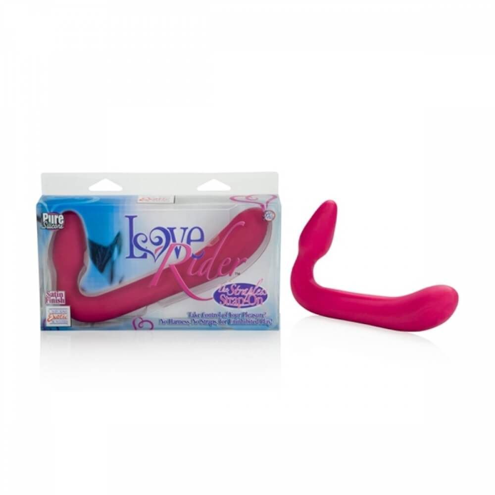 страпон безремневой california exotic novelties love rider stimulator, розовый в Краснодаре