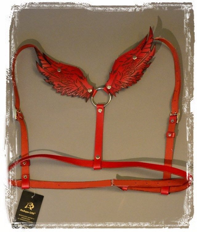 Эротическое бондажный комплект подиум крылья, красный в Краснодаре