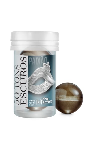 Гель 50 TONS PASSION на масляной основе в виде 2-х шариков с разогревающим эффектом.