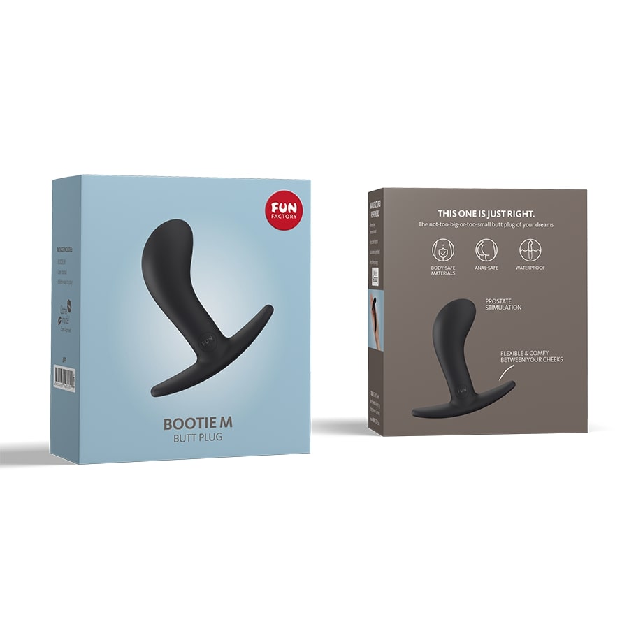 Анальная пробка из силикона FF BOOTIE M (black) 24808