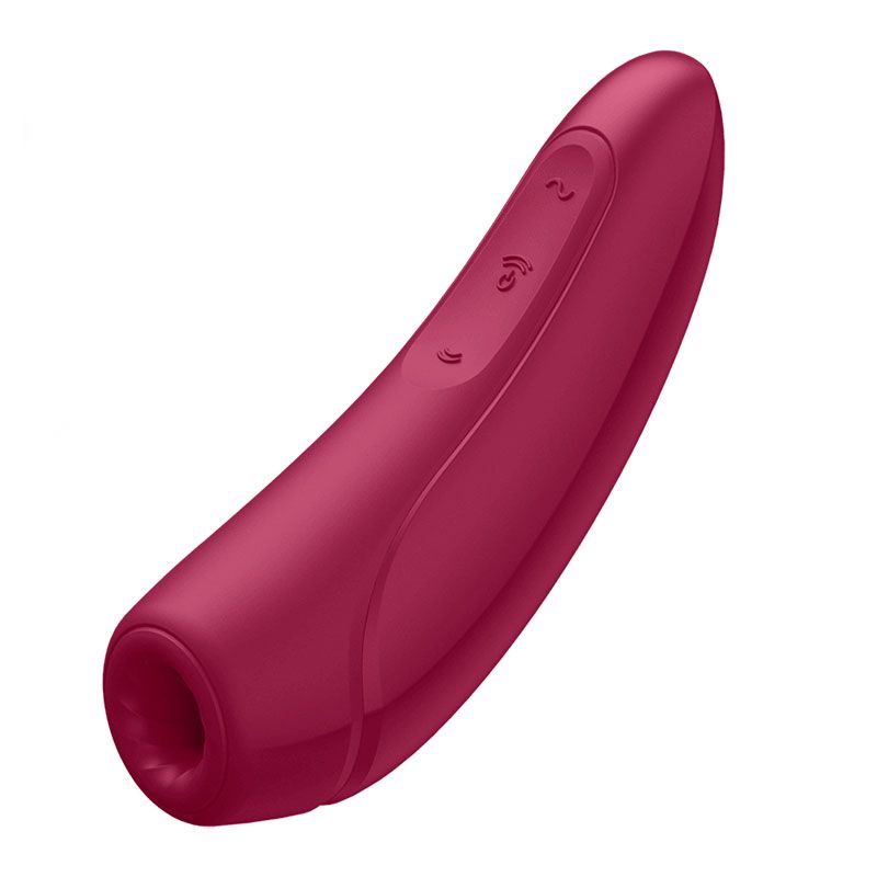 Вакуум-волновой бесконтактный cтимулятор Satisfyer Curvy 1+, бордовый