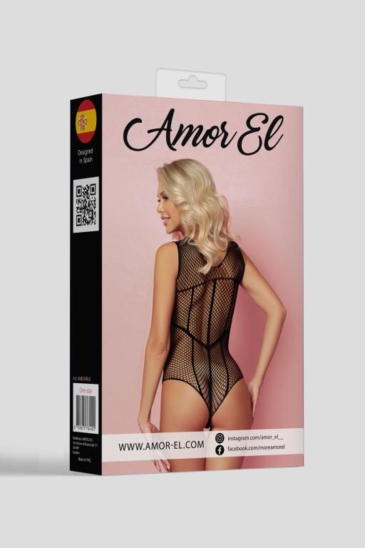 Эротическое боди amor el с вырезом в виде шнуровки (s/l) в Краснодаре