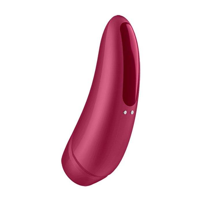 вакуум-волновой бесконтактный cтимулятор satisfyer curvy 1+, бордовый в Краснодаре