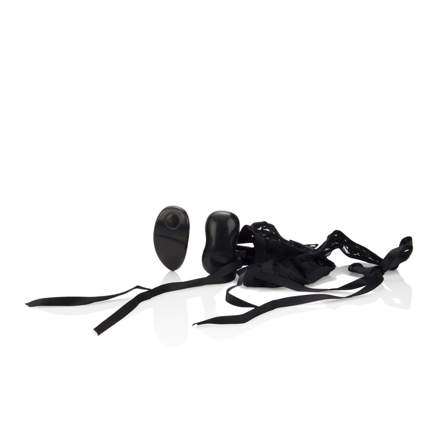 Вибротрусики California Exotic Novelties Panty Thong, черные