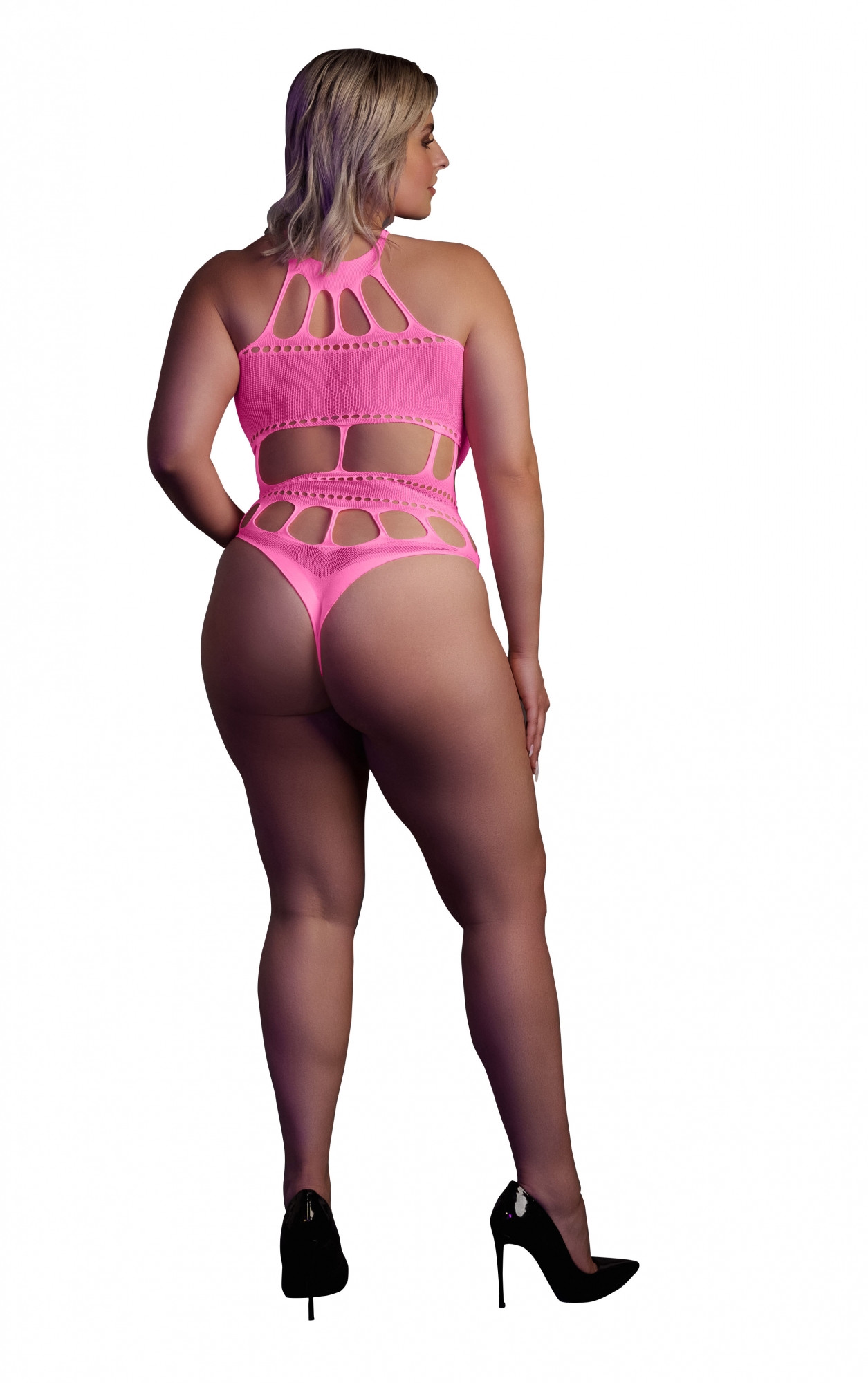 Эротическое боди with grecian neckline - neon pink - xl/xxxxl в Краснодаре