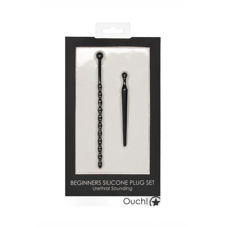 набор уретральных бужей silicone beginners plug set черный в Краснодаре