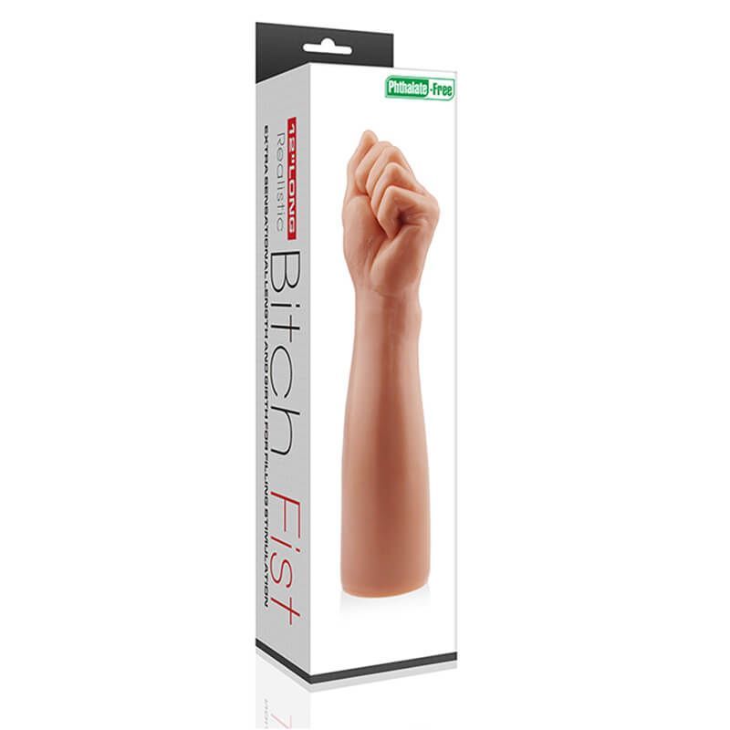 кулак для фистинга lovetoy king size realistic bitch fist, телесный в Краснодаре