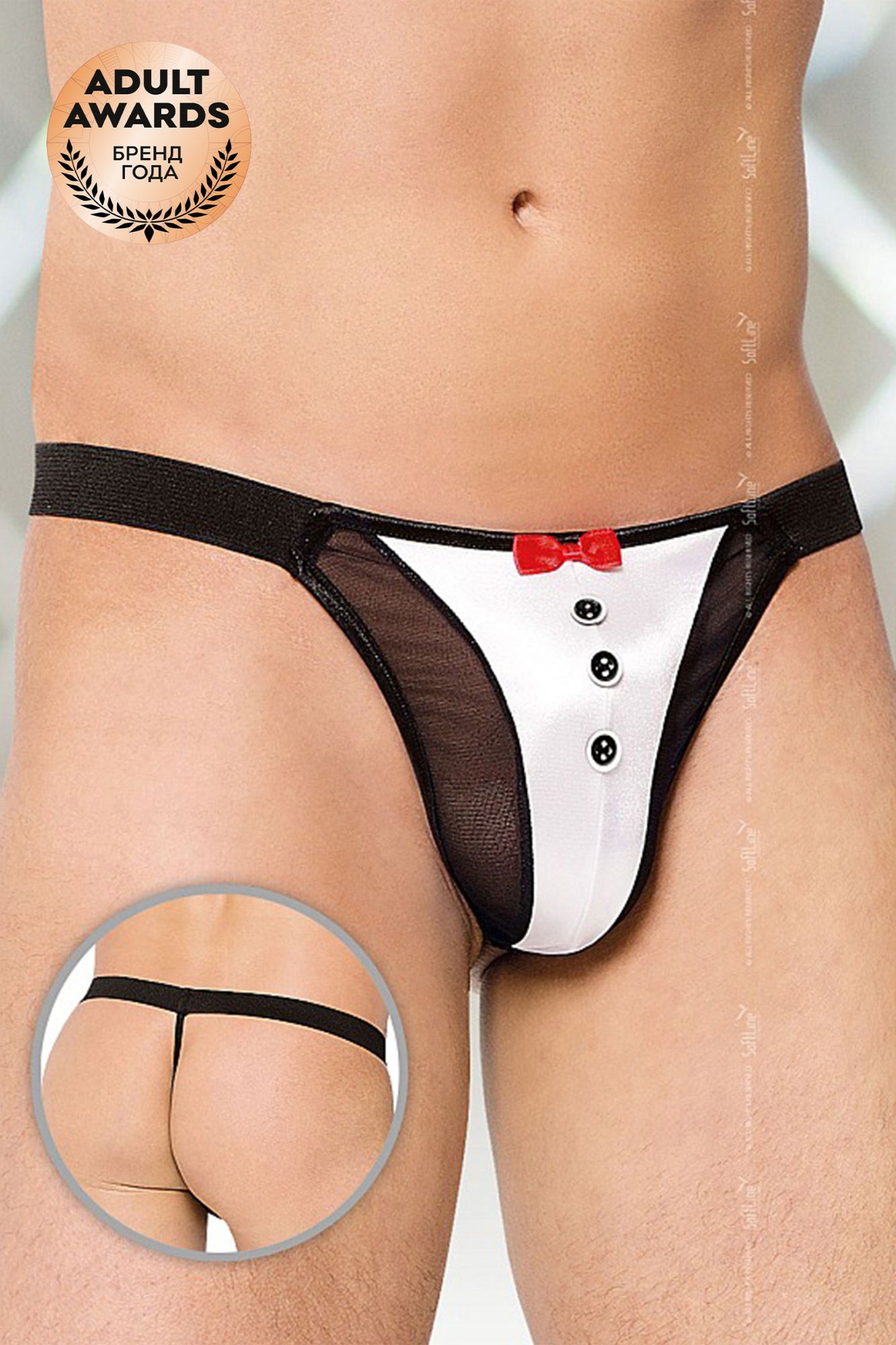 Эротическое стринги мужские джентльмен softline collection, черный, s/l в Краснодаре