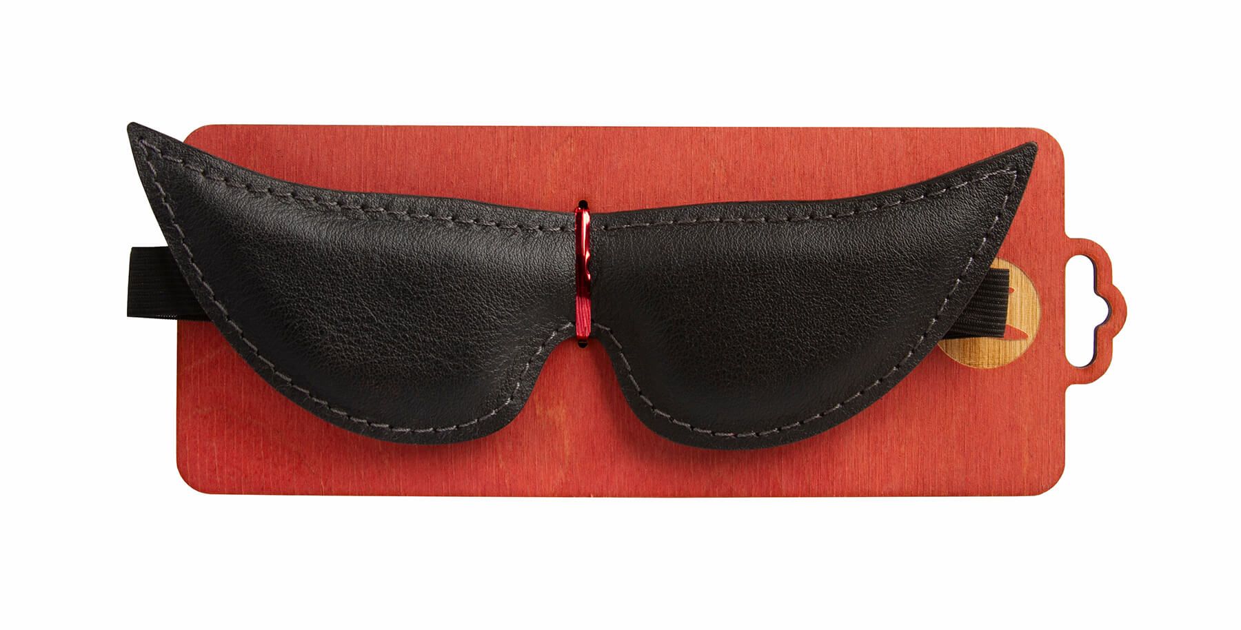 Маска закрытая PinkRabbit острая, черная