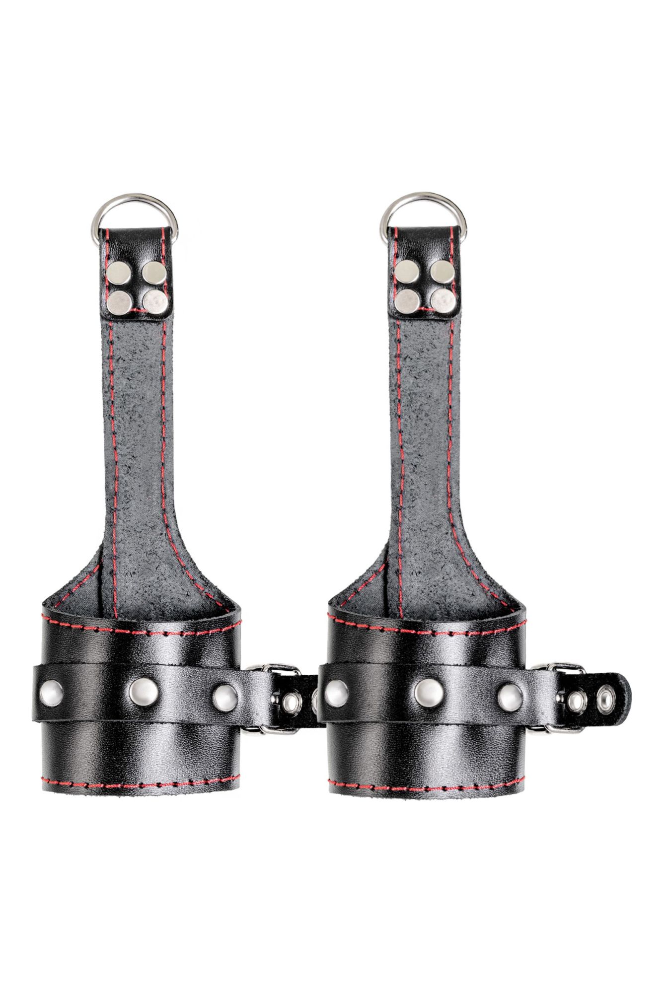 подвес pecado bdsm, «мягкий» с красной строчкой, натуральная кожа, чёрный в Краснодаре