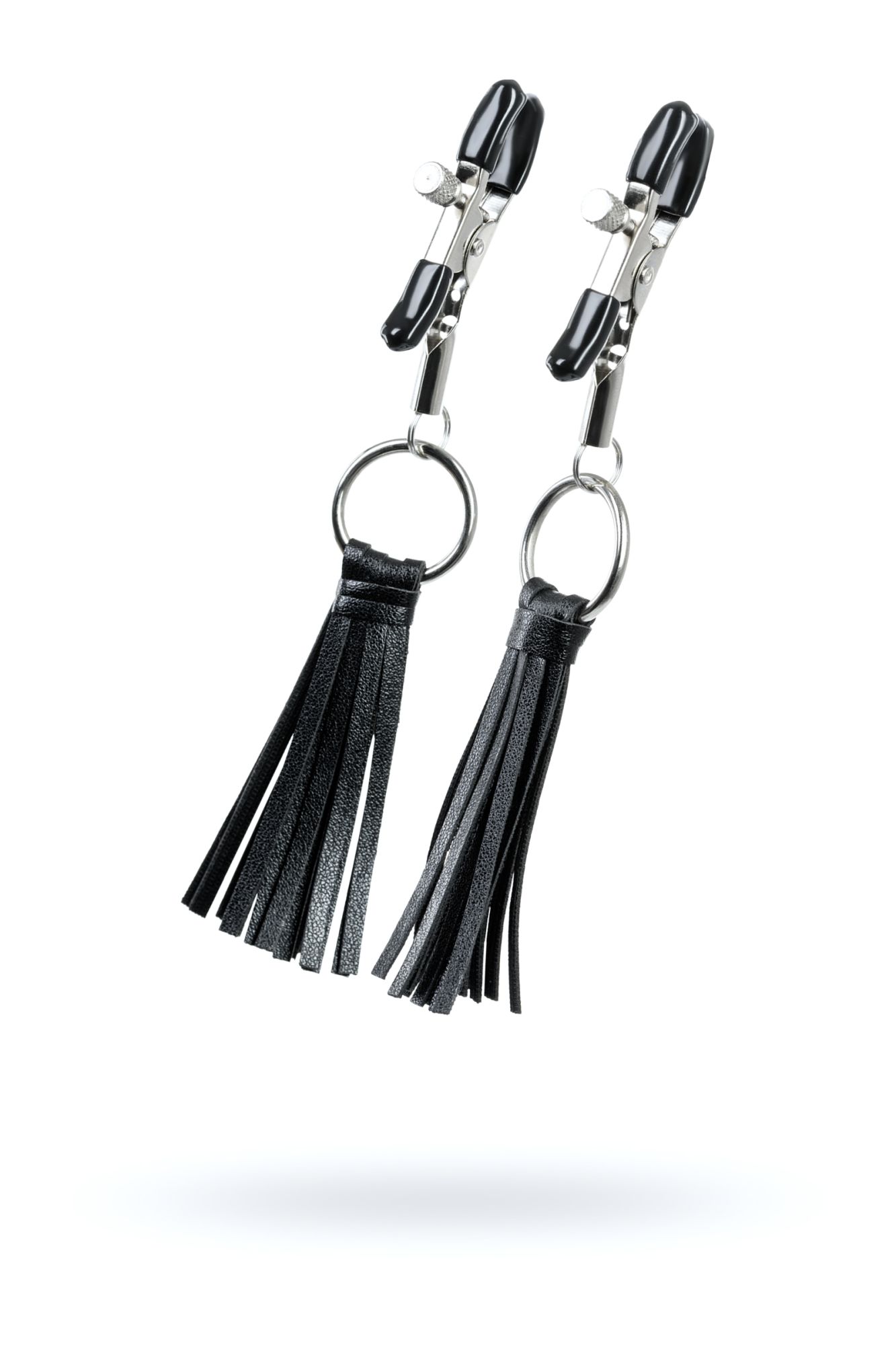 зажимы для сосков theatre by toyfa с кисточками, черные в Краснодаре