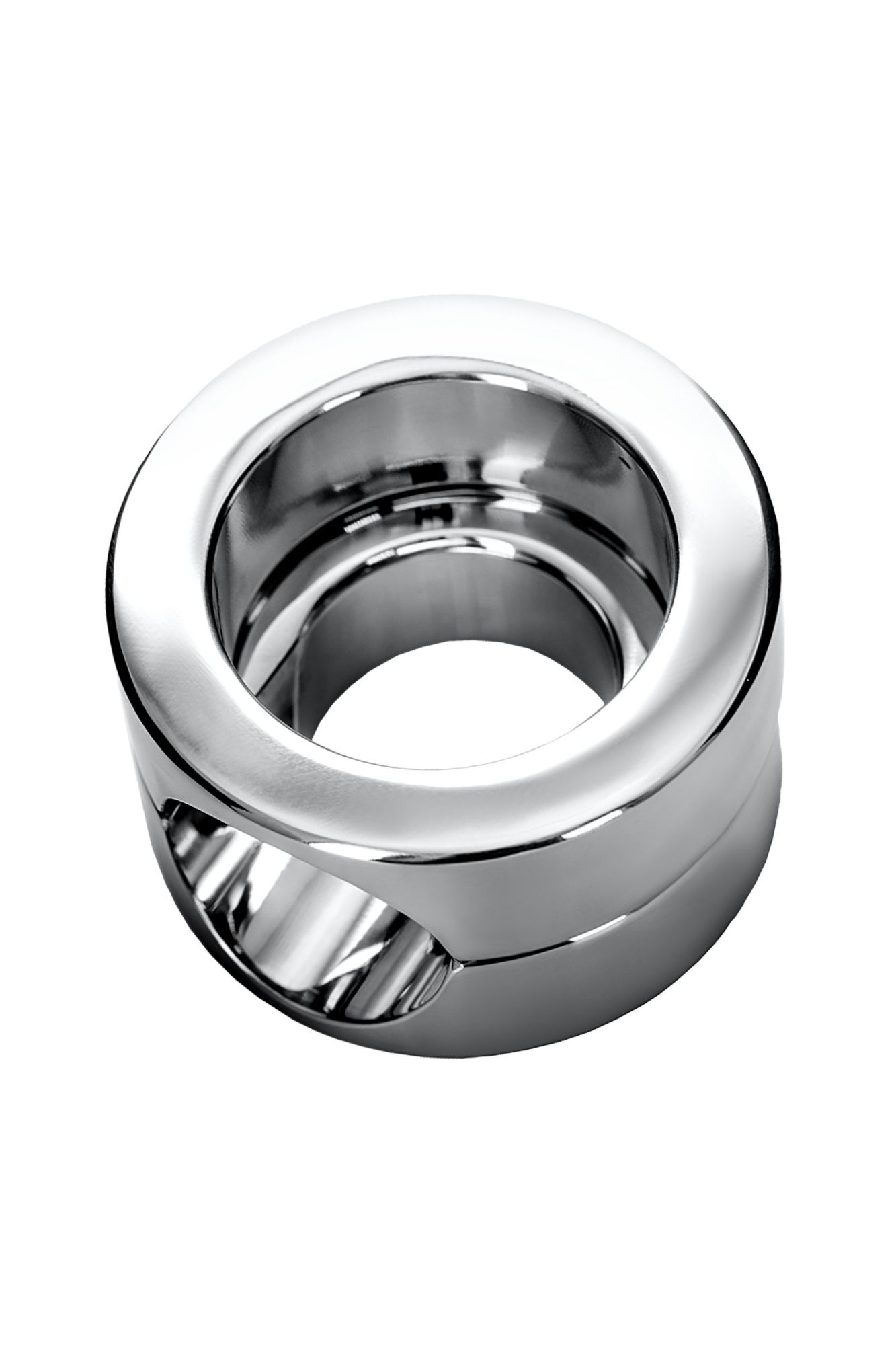 утяжелитель на пенис и мошонку toyfa metal, серебряный в Краснодаре