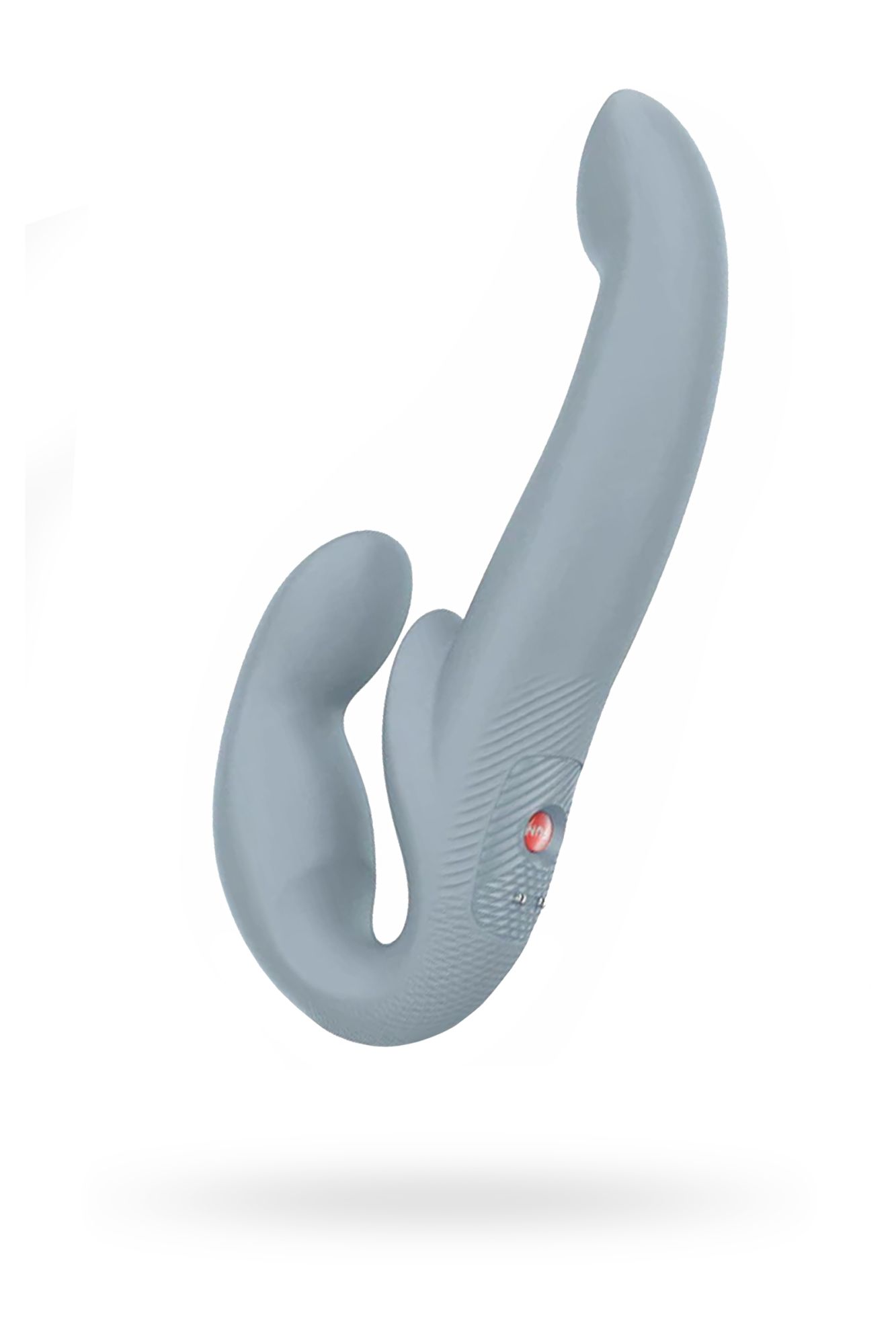 анатомический безремневой страпон fun factory share vibe pro , силикон, серый в Краснодаре