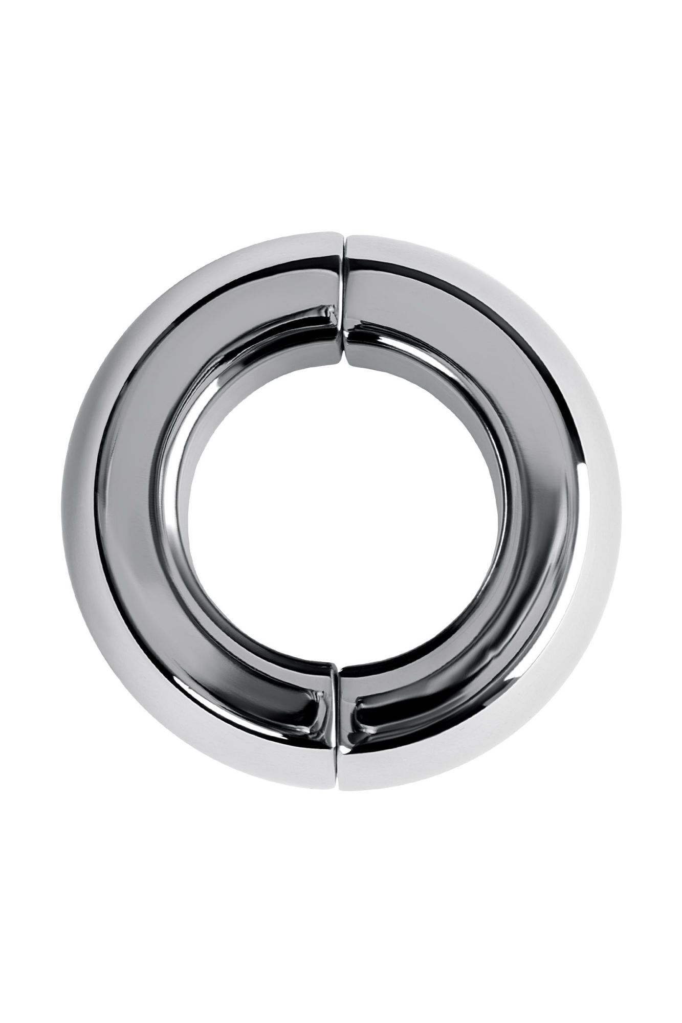 утяжелитель на мошонку toyfa metal на магнитах, серебряный в Краснодаре