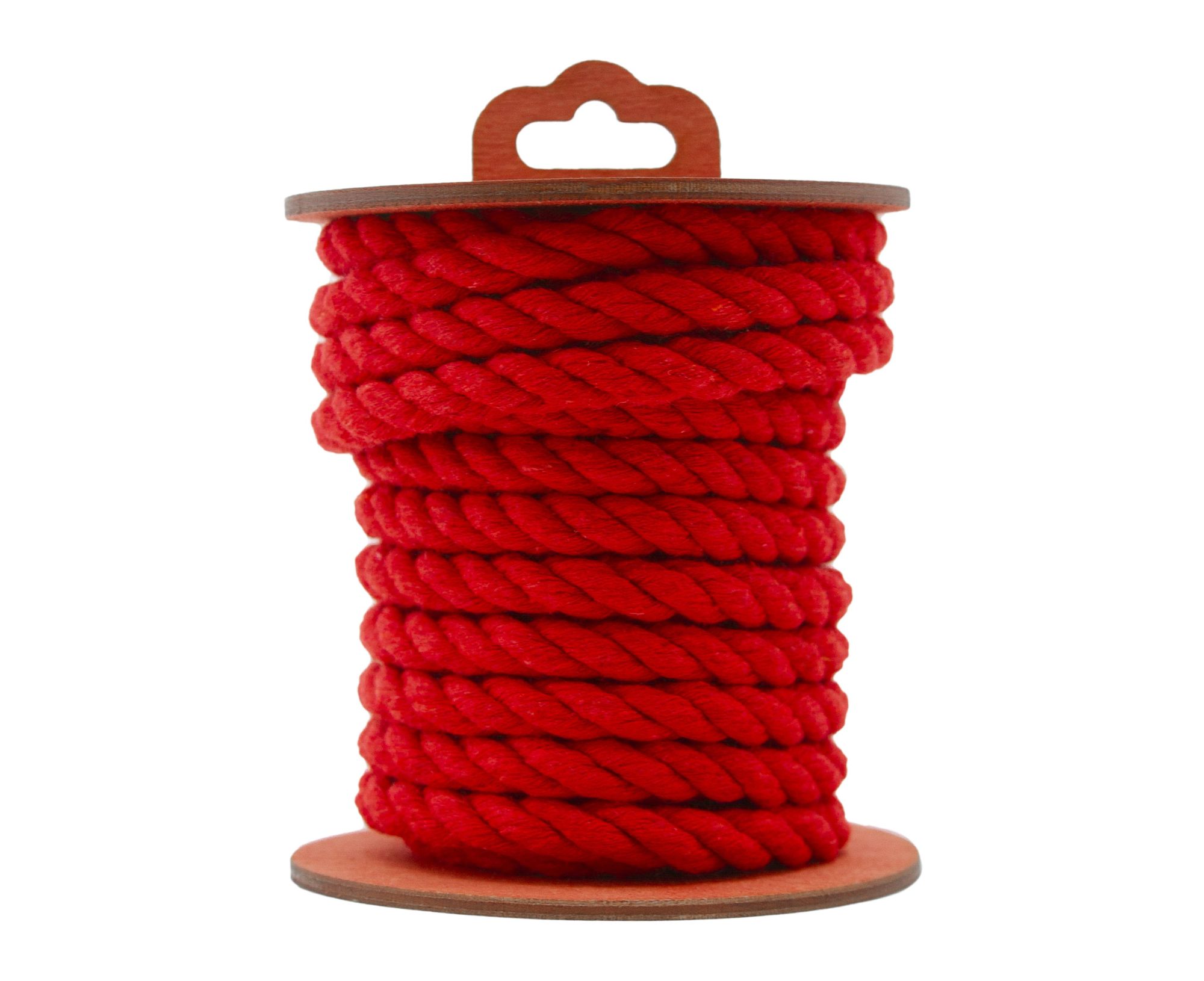 хлопковая веревка для шибари, на катушке красная, 5 м в Краснодаре