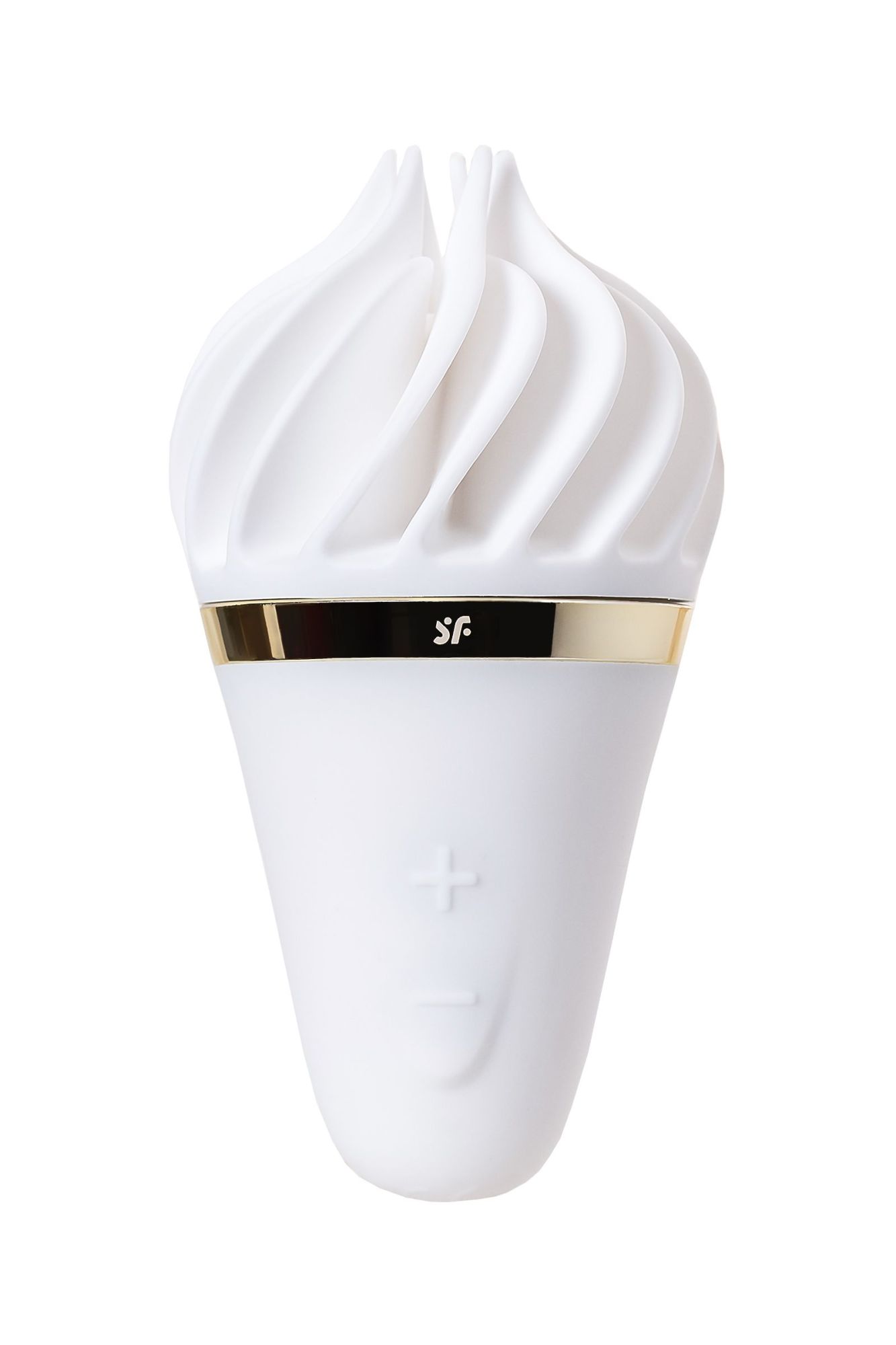 вибромассажер satisfyer layons sweet treat, силикон, белый, 10,4 см. в Краснодаре