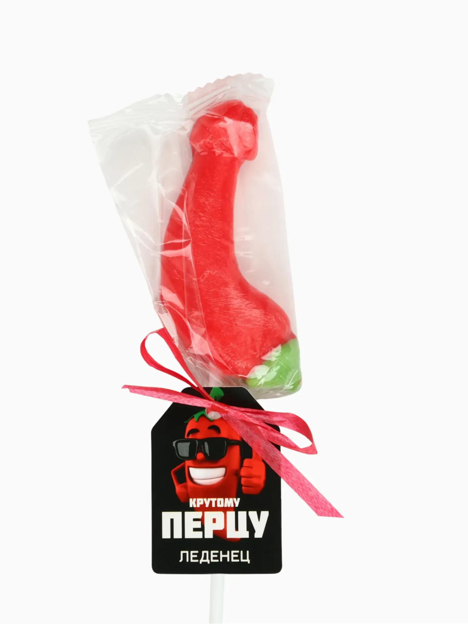 леденец на палочке «крутому перцу», вкус: клубника, 18+ в Краснодаре
