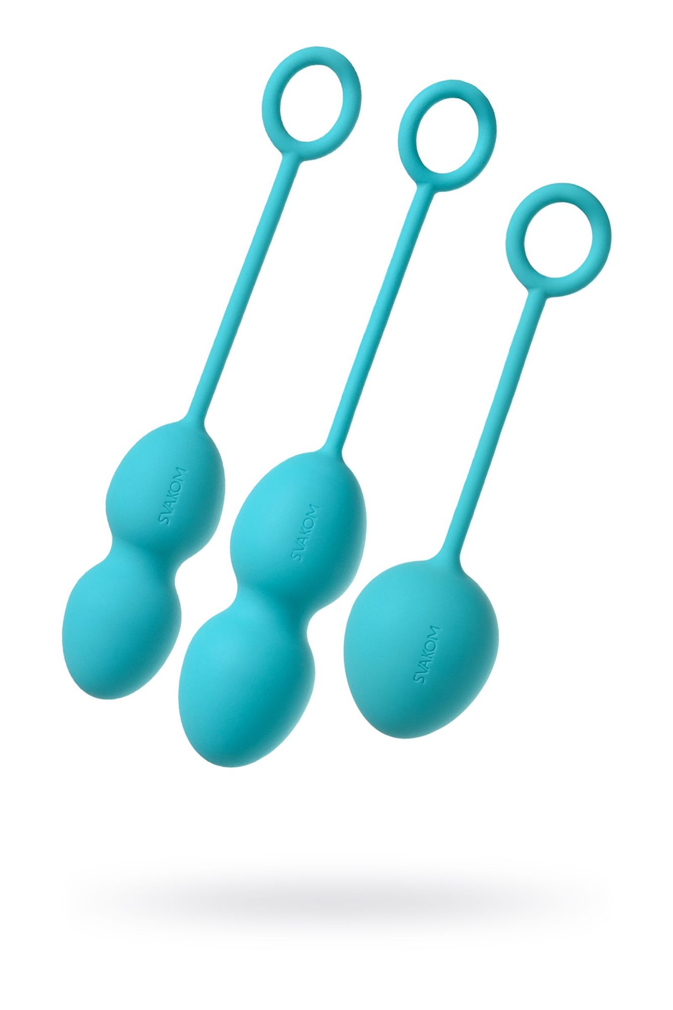 набор вагинальных шариков svakom nova, силикон, голубой, (49,75,95 гр) в Краснодаре
