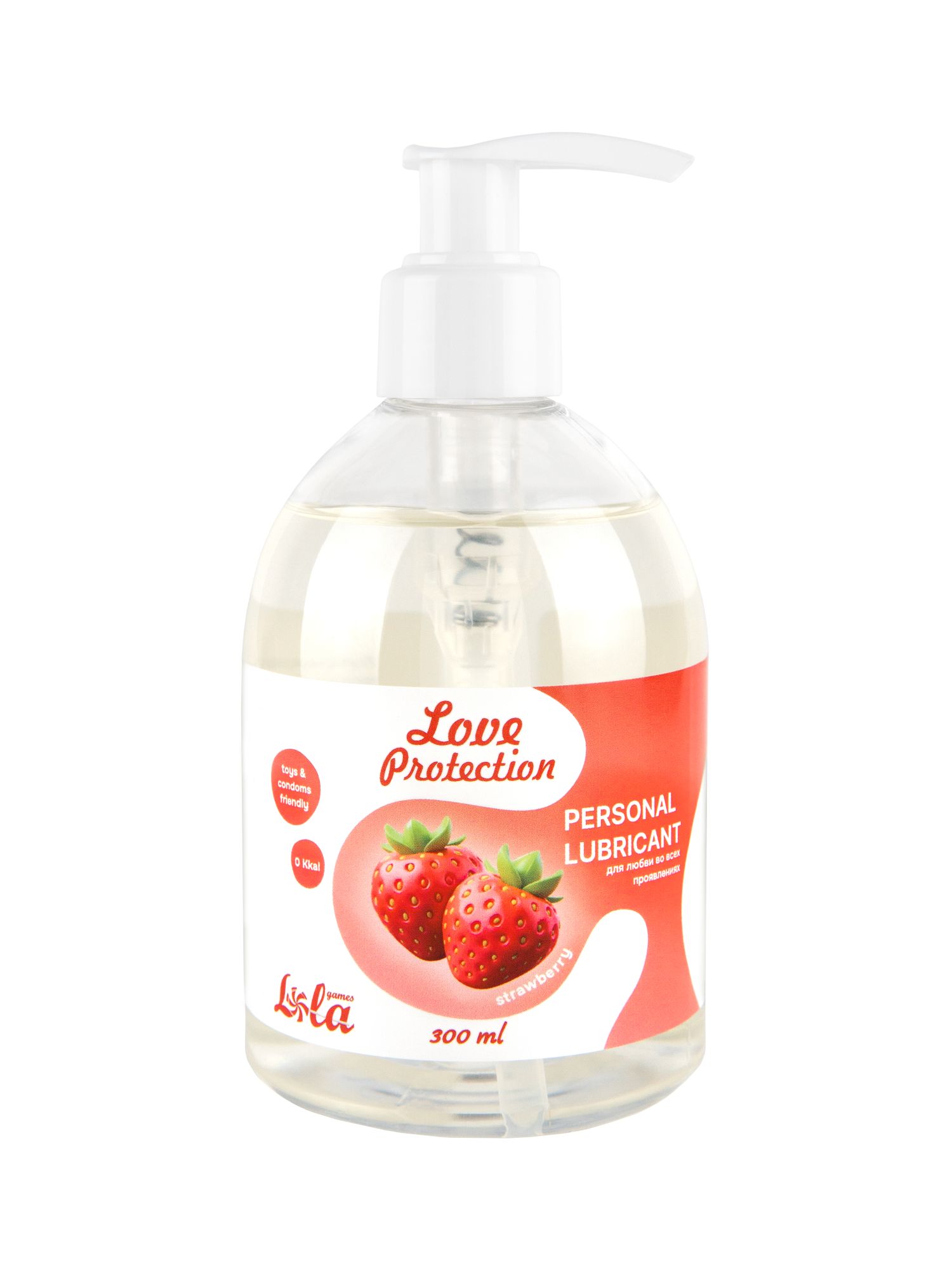 лубрикант на водной основе lola games love protection strawberry 300ml 1831-02lola в Краснодаре