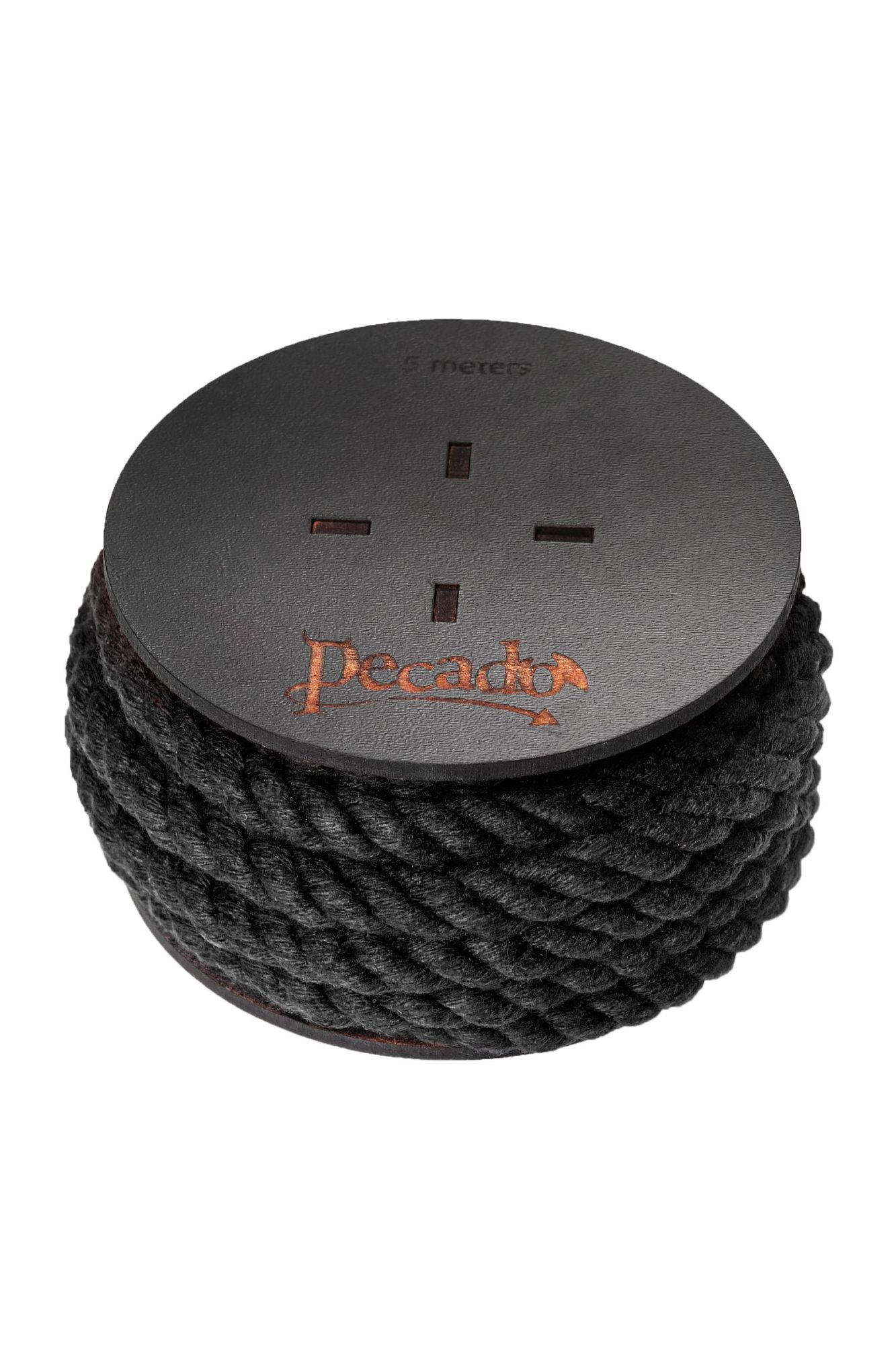 веревка для шибари pecado bdsm, на катушке, хлопок, черная, 5 м в Краснодаре