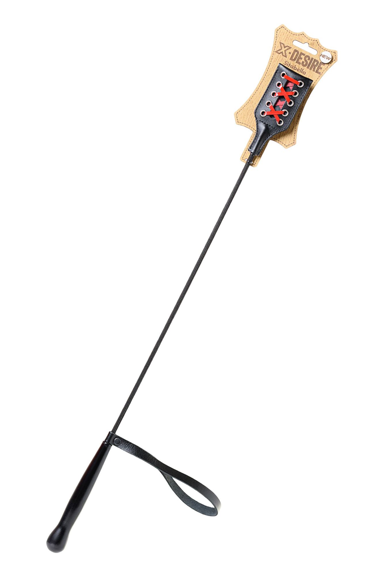 стек sitabella, кожа, чёрный, 65 см в Краснодаре