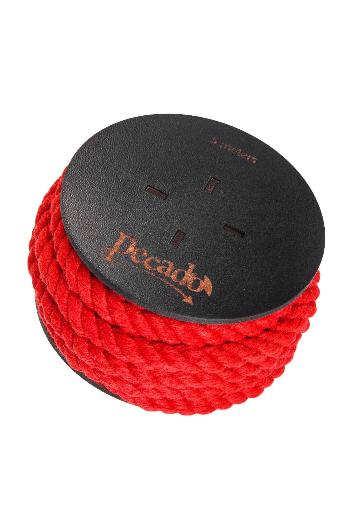 веревка для шибари pecado bdsm, на катушке, хлопок, красная, 5 м в Краснодаре