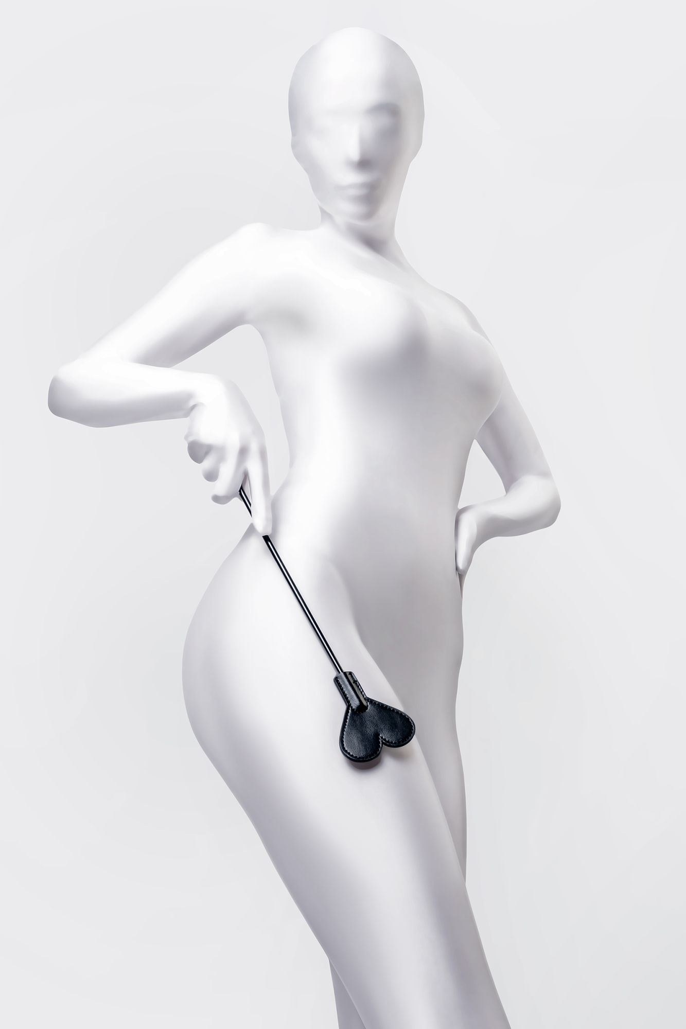 стек anonymo #0008, pu кожа, черный, 35 см в Краснодаре