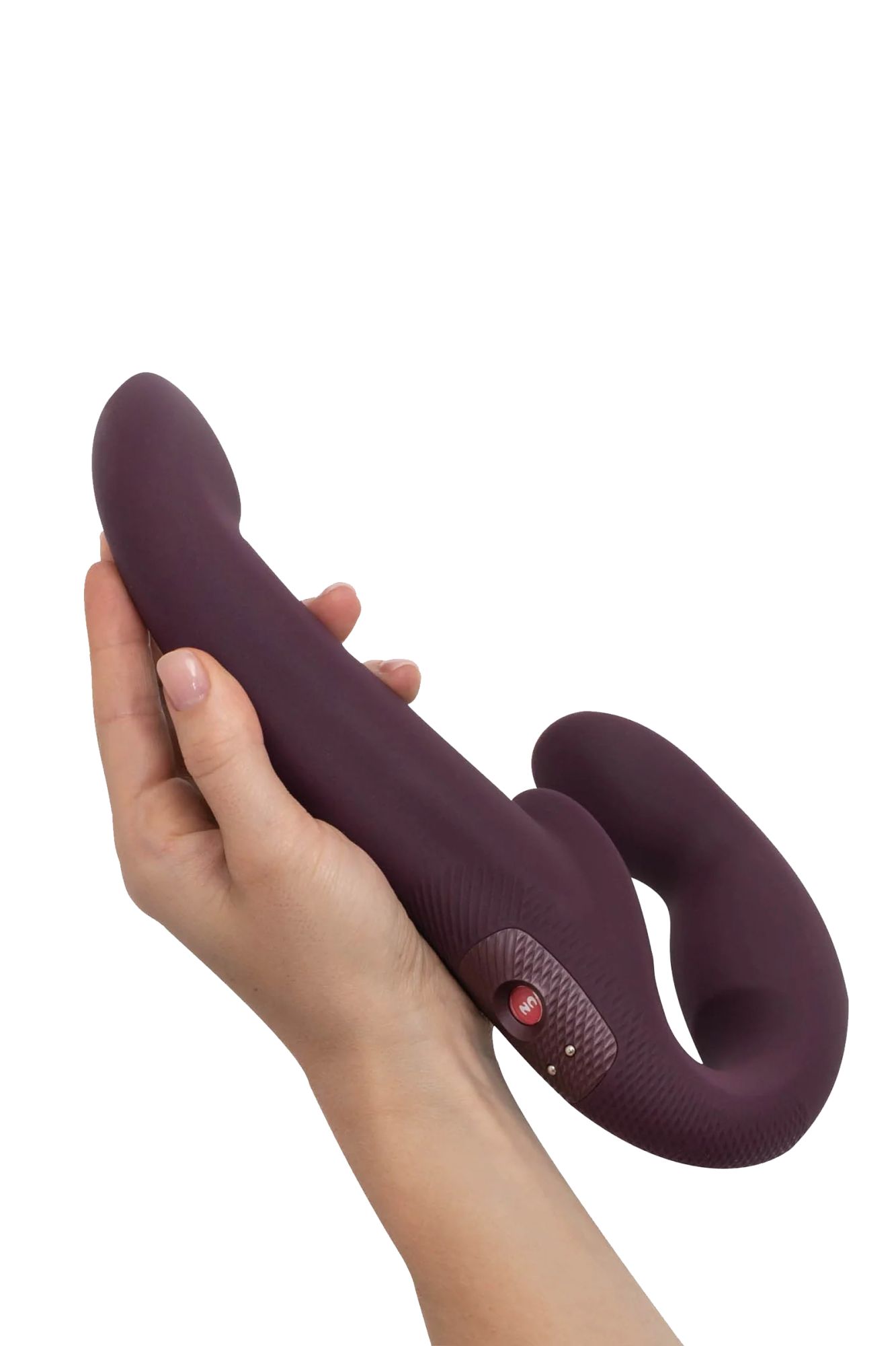 анатомический безремневой страпон fun factory share vibe pro , силикон, бордовый в Краснодаре