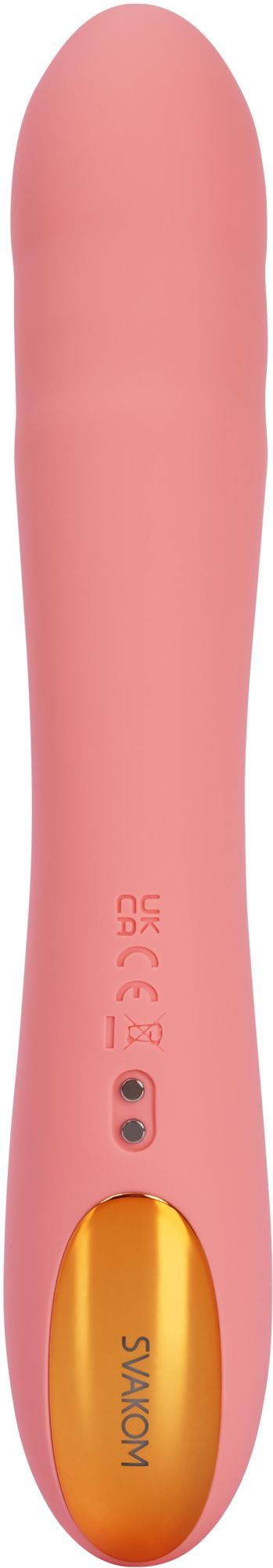 интерактивный вибромассажер ava neo peach pink  с функцией пенетрации в Краснодаре