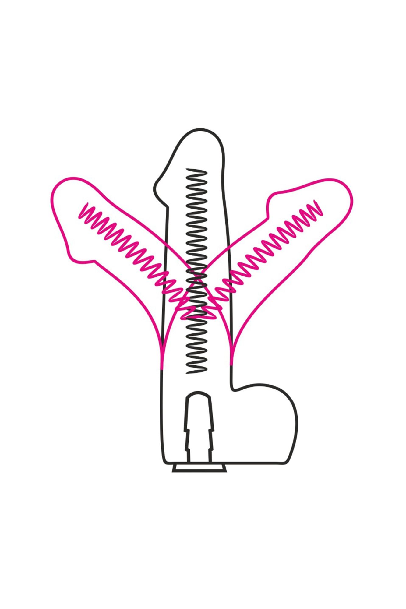 фаллоимитатор неоскин на присоске flex & fix sistem lovetoy, tpr, телесный, 21 см в Краснодаре