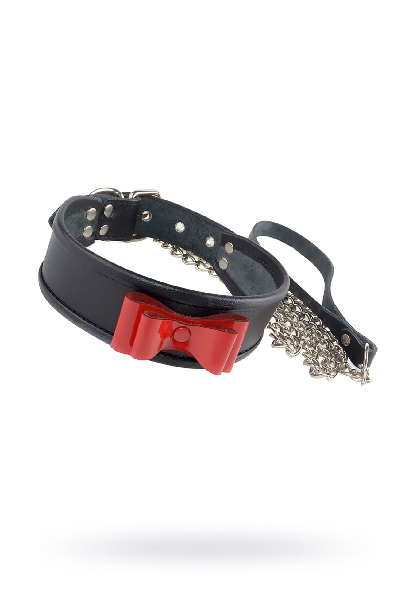 ошейник sitabella, кожа, чёрный в Краснодаре